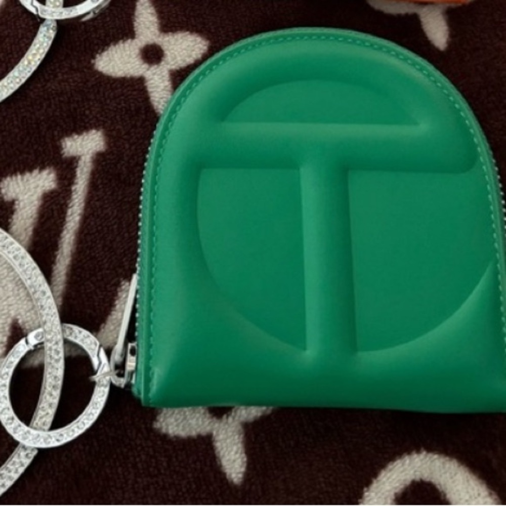 Telfar Greenscreen Zip Wallet